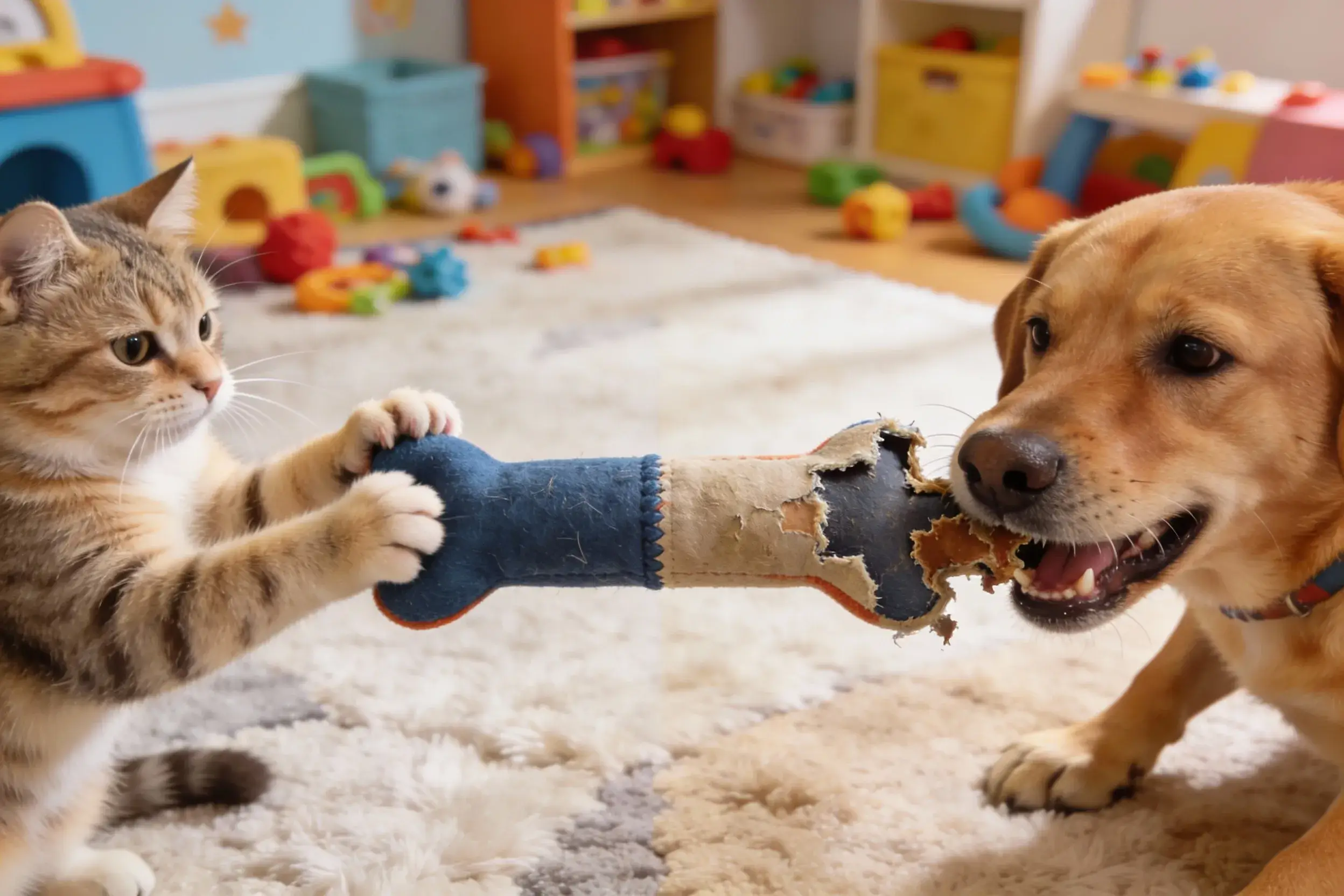 Comparison: Catnip toy durability for cats vs. dogs